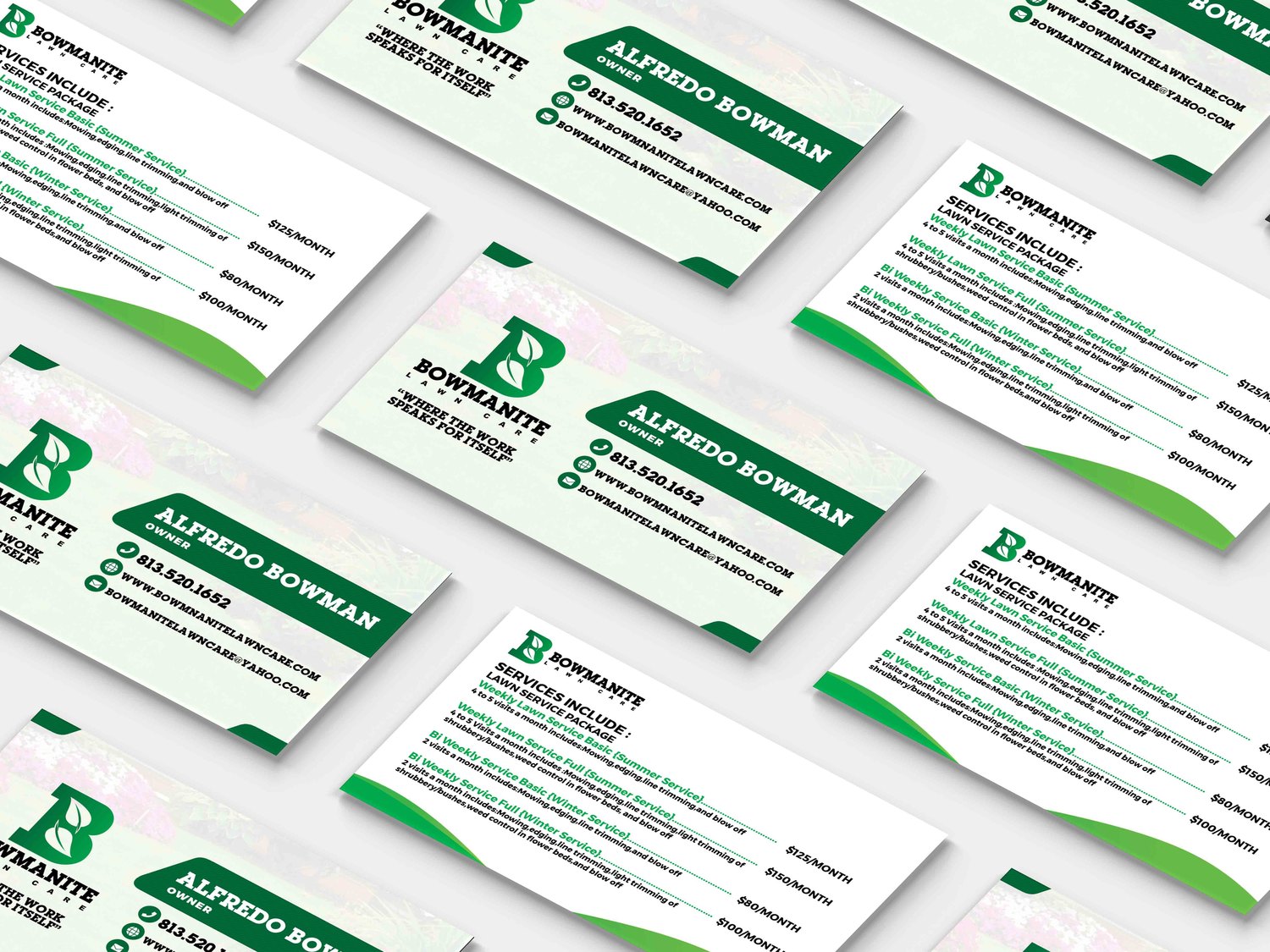 Business card design, work by Awkward Media Group